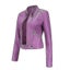 Women's Leather Jacket Casual Zipper Regular-fit Carousel 2
