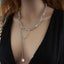 Vintage Coin Pearl Multiple Layer Necklace For Women Fashion Gold Color Pendant Carousel 2