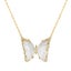 Women's Vintage Fashion Butterfly Necklace Jewelry Dainty Necklace Carousel 1