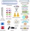 100 Pcs Knitting Necessary Accessories 22pcs Aluminum Knitting Crochet Hooks Ass Carousel 3