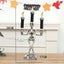 (gold)yesfit Halloween Skull Skeletal Lamp Creative Candlestick Home Decoration- Carousel 3
