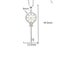 Women Necklace Key S925 Pearl Zircon Pendant For Ball Carousel 1