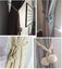 2pcs Drapery Hold Backs Hand Knitting Braided Curtain Tiebacks With Double Ball Carousel 5