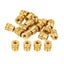 20pcs/set M3 3mm M3-0.5 Copper Threaded Metal Heat Set Screw Inserts Carousel 1