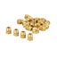 20pcs/set M3 3mm M3-0.5 Copper Threaded Metal Heat Set Screw Inserts Carousel 4