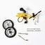 4 Pcs Finger Bicycle Mini Toy Alloy Finger Mountain Bike Model Ornaments Bmx Bic Carousel 3
