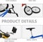 4 Pcs Finger Bicycle Mini Toy Alloy Finger Mountain Bike Model Ornaments Bmx Bic Carousel 4
