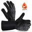 1 Pair Black Flame Retardant Heat Insulation Microwave Oven Glove Carousel 1