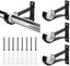 4 Pcs Aluminum Alloy Curtain Rod Holder 11*8cm Rustproof Curtain Pole Bracket Dr Carousel 1