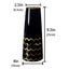 25cm Black Gold Vase Ceramic Vase Flower Vase Decorative Decoration Carousel 2