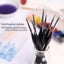 10pcs Fine Detail Paint Brush Set Miniature Painting Brushes Kit Carousel 5