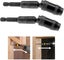 2 Pcs Magnetic Bit Holder,20 Degree Hex Shank Magnetic Screwdriver Bits Battqx Carousel 1
