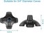 Cane Tip, Non-slip Self Standing Quad Support Rubber Cane Tip 4 Point Replacemen Carousel 3