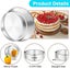 8 Inch Cake Pan (3'' Deep), P&p Chfor Ef Stainless Steel Round Baking Pans Carousel 1