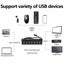 7 Port Usb 3.0 Hub 5gbs 5.25inch Cd-rom Drive Bay Cd Rom Front Panel For Compute Carousel 4