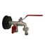 Brass 2 Valves Tap Faucet Adapter Home Garden Hose Connector For Ibc Water Tank- Carousel 1