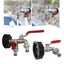 Brass 2 Valves Tap Faucet Adapter Home Garden Hose Connector For Ibc Water Tank- Carousel 2
