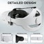 Adjustable Headband Compatible For Meta Quest 2, Oculus Quest 2 With Head Cushio Carousel 3