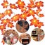 5 Pack Thanksgiving Maple Autumn String Lights With 100 Led Maple Leaf Fall Deco Carousel 2