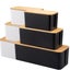 Cable Management Box Medium Cable Organizer Box For Extension Cord Power Stripe Carousel 3