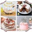 9.5 Inch Cake Pans (3-inch Depth). 2 Pcs Stainless Steel Round Baking Pan Big Carousel 4