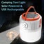 Camping Light, Led Camping Lantern Solar & Usb Rechargeable Tent Lamp, Water Res Carousel 5