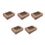 5 Pcs Cupcake Box With Window White Brown Kraft Paper Boxes Dessert Mousse Box 1 Carousel 3
