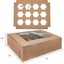 5 Pcs Cupcake Box With Window White Brown Kraft Paper Boxes Dessert Mousse Box 1 Carousel 4