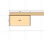 DEAL! Plywood warm white 800mm shelf, perfect for wall or free standing Carousel 4