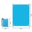 Beach Blanket, Picnic Outdoor Mat, Portable Soft Fast Drying Blanket Carousel 3