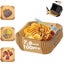 Baking Paper For Hot Fryer Square (20 Cm), Pack Of 100 Airfryer Baking Paper Dis Carousel 2
