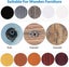 540 Pieces Screw Hole Covers Stickers, 10 Sheets Self-adhesive Pvc Cover Caps Ac Carousel 4