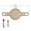 Dutch Oven Accessories Bread Baking Mat Baking Pad Dough Transfer Pad Sling Long Carousel 2
