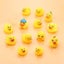 Baby Shower Toy Gift Bathroom Rubber Big Yellow Duck Carousel 3