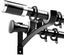 Curtain Rod Bracket Double Drapery Rod Brackets Black Heavy Duty Aluminum Alloy Carousel 4