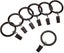 Curtain Rod Clip Rings For 1&quot; Rod, Set Of 20, Bronze Carousel 1