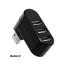 USB Hub 3.0 Adapter Rotate High Speed U Disk Reader Splitter 3 Ports USB 2.0 Carousel 6