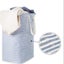 Freestanding Laundry Hamper Collapsible Large Clothes Basket With Easy Carry Ext Carousel 3