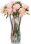 Flower Vase Phoenix Tail Shape Thickened Crystal Glass For Home Decor, Wedding O Carousel 3