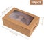 Cupcake Boxes 10 Pack Heilwiy Gifts Brown Cupcake Containers 6 Count Kraft Carousel 3