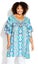 AVENUE Aqua Beaded Longline Tunic ~ Sizes 18, 20, 22-24 & 26-28 Carousel 7