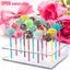 2PCS Acrylic Lollipop Stand 20 Holes Candy Holder Display Detachable Cake Stand Carousel 3