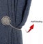 Curtain Tiebacks 2 Pieces,magnetic Curtain Tieback Clips,shinny Crystal Design,u Carousel 4
