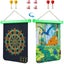 Magnetic Dart Board, Double-sided Safe Dart Board Set With 4 Magnetic Darts And Carousel 1