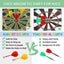 Magnetic Dart Board, Double-sided Safe Dart Board Set With 4 Magnetic Darts And Carousel 2