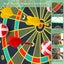 Magnetic Dart Board, Double-sided Safe Dart Board Set With 4 Magnetic Darts And Carousel 3