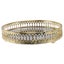 Golden Iron Jewelry Storage Tray Glass Mirror Makeup Manager Desktop Cosmetic De Carousel 1