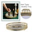 Golden Iron Jewelry Storage Tray Glass Mirror Makeup Manager Desktop Cosmetic De Carousel 2