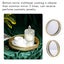 Golden Iron Jewelry Storage Tray Glass Mirror Makeup Manager Desktop Cosmetic De Carousel 5