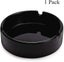 Glossy Black Ceramic Ashtray For Men And Women, Outdoor Indoor Ashtray Carousel 2